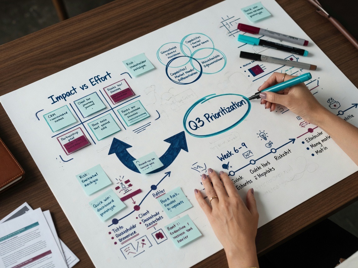 Executive advisory working session — building source-of-truth and workflow architecture